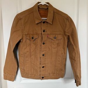 Like New - Levi's Men's Sand Canvas Trucker Jacket
